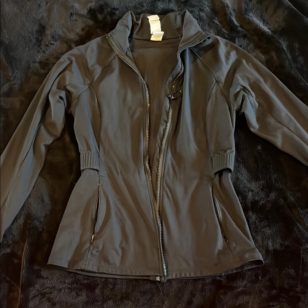 Fabletics Charcoal Utility Jacket